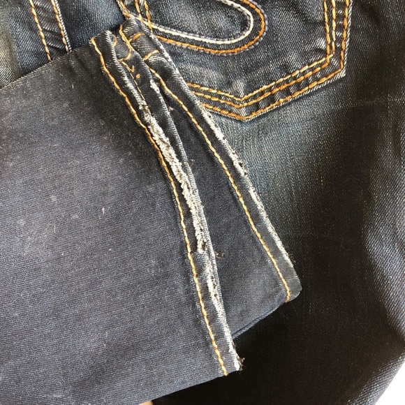 Silver Jeans Aiko Bootcut Size 28 Dark Wash Y2K - Picture 13 of 16